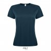 SOL'S SPORTY WOMEN - RAGLAN SLEEVED T-SHIRT Black (Vyberte barvu černá, Velikost XS)