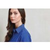 WOMEN'S LONG SLEEVE POPLIN BLOUSE Light Blue (Vyberte barvu světle modrá, Velikost XS)