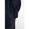 MEN’S LONG-SLEEVED COTTON POPLIN SHIRT Black (Vyberte barvu černá, Velikost M)