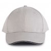 ORLANDO - 6 PANELS CAP Beige/White (Vyberte barvu béžová / bílá, Velikost U)