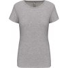 LADIES' SHORT-SLEEVED CREW NECK T-SHIRT Black (Vyberte barvu černá, Velikost S)