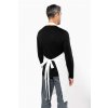 POLYCOTTON APRON HIGH-TEMPERATURE WASHABLE Black (Vyberte barvu černá, Velikost U)