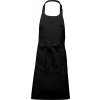POLYCOTTON APRON HIGH-TEMPERATURE WASHABLE Black (Vyberte barvu černá, Velikost U)