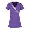 ‘ROSE’ BEAUTY AND SPA TUNIC Purple (Vyberte barvu purpurová, Velikost XXS)