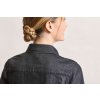 WOMEN'S JEANS STITCH DENIM SHIRT Black Denim (Vyberte barvu černá džínovina, Velikost XS)