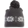 FAIR ISLE KNIT BEANIE Night Navy (Vyberte barvu noční námořnická modrá, Velikost U)