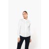 LADIES' LONG-SLEEVED MANDARIN COLLAR SHIRT Black (Vyberte barvu černá, Velikost XS)
