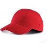 6 PANELS EASY-PRINT CAP Red (Vyberte barvu červená, Velikost U)