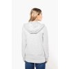 LADIES' FULL ZIP HOODED SWEATSHIRT Oxford Grey (Vyberte barvu Oxford šedá, Velikost XS)