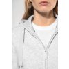 LADIES' FULL ZIP HOODED SWEATSHIRT Oxford Grey (Vyberte barvu Oxford šedá, Velikost XS)