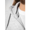 LADIES' FULL ZIP HOODED SWEATSHIRT Oxford Grey (Vyberte barvu Oxford šedá, Velikost XS)
