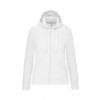 LADIES' FULL ZIP HOODED SWEATSHIRT Oxford Grey (Vyberte barvu Oxford šedá, Velikost XS)