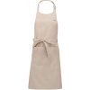 COTTON APRON WITH POCKET Beige (Vyberte barvu béžová, Velikost U)