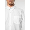 MEN’S LONG-SLEEVED NON-IRON SHIRT White (Vyberte barvu bílá, Velikost S)
