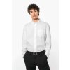 MEN’S LONG-SLEEVED NON-IRON SHIRT White (Vyberte barvu bílá, Velikost S)