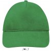 SOL'S SUNNY - FIVE PANEL CAP Army/Beige (Vyberte barvu armádní zelená / béžová, Velikost U)