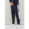 KIDS' KNITTED TRACKSUIT PANTS Black/Red (Vyberte barvu černá / červená, Velikost 5/6)