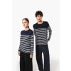 MEN'S SAILOR JUMPER Striped Navy/Off White (Vyberte barvu pruhovaná námořnická modrá / off bílá, Velikost S)