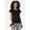 SOL'S MELBA - WOMEN’S ROUND NECK T-SHIRT Deep Black (Vyberte barvu hlubinná černá, Velikost S)