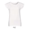 SOL'S MELBA - WOMEN’S ROUND NECK T-SHIRT Deep Black (Vyberte barvu hlubinná černá, Velikost S)