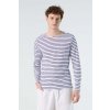 SOL'S MARINE MEN - LONG SLEEVE STRIPED T-SHIRT White/Navy (Vyberte barvu bílá / námořnická modrá, Velikost S)