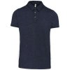MEN'S SHORT SLEEVED JERSEY POLO SHIRT Black (Vyberte barvu černá, Velikost S)
