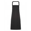 100% ORGANIC COTTON BIB APRON Black (Vyberte barvu černá, Velikost U)