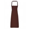 100% ORGANIC COTTON BIB APRON Black (Vyberte barvu černá, Velikost U)
