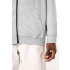 MEN'S CONTRAST HOODED FULL ZIP SWEATSHIRT Black/Fine Grey (Vyberte barvu černá / jemně šedá, Velikost S)