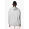 MEN'S CONTRAST HOODED FULL ZIP SWEATSHIRT Black/Fine Grey (Vyberte barvu černá / jemně šedá, Velikost S)