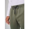 MEN'S TROUSERS Deep Grey Heather (Vyberte barvu hlubinná šedá žíhaná, Velikost S)