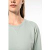 LADIES’ ORGANIC COTTON CREW NECK RAGLAN SLEEVE SWEATSHIRT Black (Vyberte barvu černá, Velikost M)