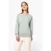 LADIES’ ORGANIC COTTON CREW NECK RAGLAN SLEEVE SWEATSHIRT Black (Vyberte barvu černá, Velikost M)