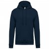 MEN’S HOODED SWEATSHIRT Black (Vyberte barvu černá, Velikost M)