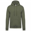 MEN’S HOODED SWEATSHIRT Black (Vyberte barvu černá, Velikost M)