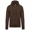 MEN’S HOODED SWEATSHIRT Black (Vyberte barvu černá, Velikost M)