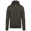 MEN’S HOODED SWEATSHIRT Black (Vyberte barvu černá, Velikost M)