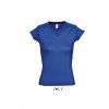 SOL'S MOON - WOMEN’S V-NECK T-SHIRT Atoll Blue (Vyberte barvu atol modrá, Velikost 2XL)