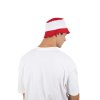 BUCKET HAT Red/White (Vyberte barvu červená / bílá, Velikost U)