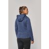LADIES’ HEATHER HOODED JACKET Light Grey Mélange (Vyberte barvu světle šedý melír, Velikost S)