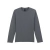 SOFTSTYLE<SUP>™</SUP> ADULT LONG SLEEVE T-SHIRT Black (Vyberte barvu černá, Velikost S)