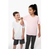 KIDS' SHORT SLEEVED SPORTS T-SHIRT White (Vyberte barvu bílá, Velikost 6/8)