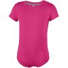 BABIES' SHORT-SLEEVED BODYSUIT Fuchsia (Vyberte barvu fuchsiová růžová, Velikost 3M)