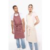 POLYESTER COTTON APRON WITH POCKET Beige (Vyberte barvu béžová, Velikost U)