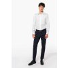 MEN'S FITTED LONG-SLEEVED NON-IRON SHIRT White (Vyberte barvu bílá, Velikost S)