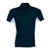 FLAG - SHORT-SLEEVED TWO-TONE POLO SHIRT Black/Lime (Vyberte barvu černá / limetková, Velikost 2XL)