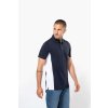 FLAG - SHORT-SLEEVED TWO-TONE POLO SHIRT Black/Lime (Vyberte barvu černá / limetková, Velikost 2XL)