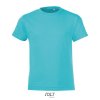 SOL'S REGENT FIT KIDS' - ROUND NECK T-SHIRT Atoll Blue (Vyberte barvu atol modrá, Velikost 2A)