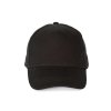 HEAVY COTTON CAP - 5 PANELS Black (Vyberte barvu černá, Velikost U)