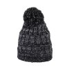 BOBBLE BEANIE Black Twist (Vyberte barvu černá kroucená, Velikost U)